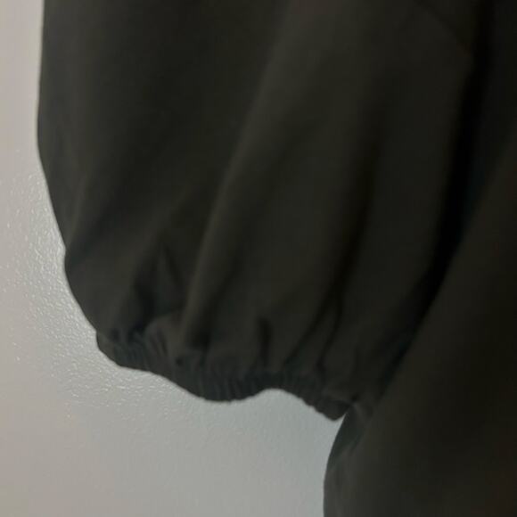 Madewell Women's Crew Neck Puff-Sleeve Relaxed Tee Dark Green XS X-Small New - Picture 5 of 9